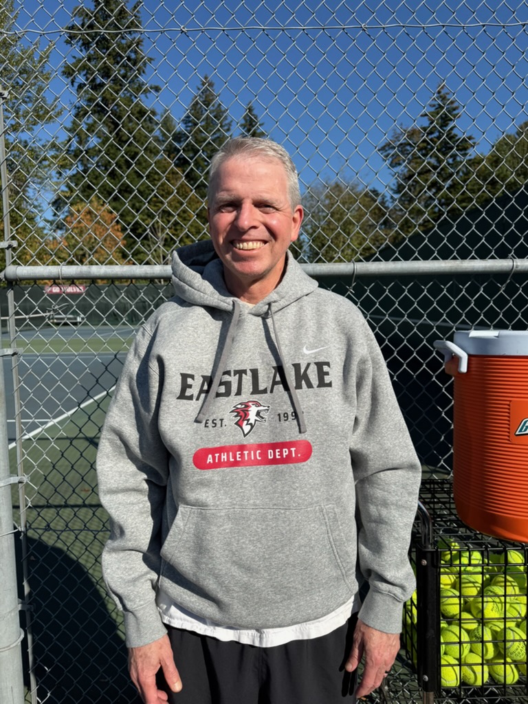 Rob Neville on the tennis court